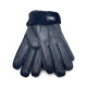 UGG Men Sheepskin Gloves Leather Black