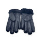UGG Men Sheepskin Gloves Leather Black