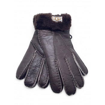 Женские UGG Sheepskin Glove Metallic Chocolate