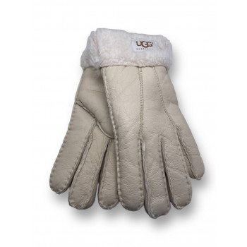 Женские UGG Sheepskin Glove Metallic Beige