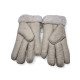UGG Ladies Gloves Metallic Beige
