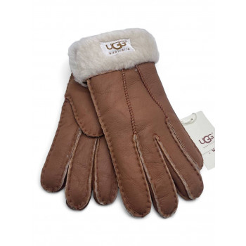 Женские UGG Sheepskin Glove Metallic Chestnut