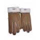 UGG Ladies Gloves Metallic Chestnut