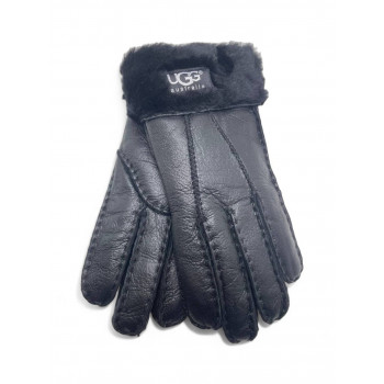 Женские UGG Sheepskin Glove Metallic Black