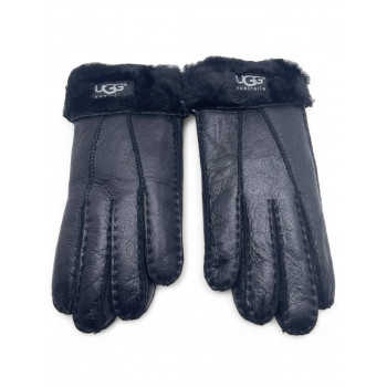 Женские UGG Sheepskin Glove Metallic Black Женские UGG Sheepskin Glove Metallic Black