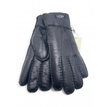 Женские UGG Sheepskin Glove Metallic Black
