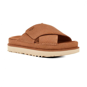 Женские слайды Goldenstar Cross Slide Chestnut Женские слайды Goldenstar Cross Slide Chestnut