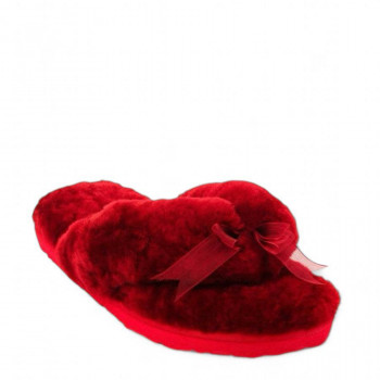 Женские UGG Fluff Flip Flop Bordo Женские UGG Fluff Flip Flop Bordo
