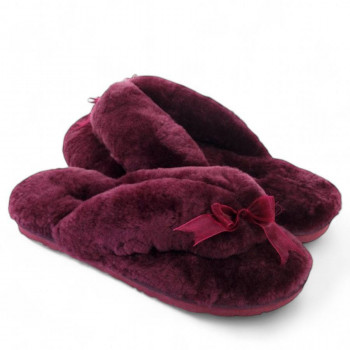 Женские UGG Fluff Flip Flop Dark Purple