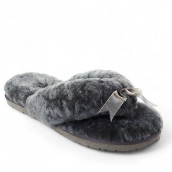 Женские UGG Fluff Flip Flop Grey Женские UGG Fluff Flip Flop Grey