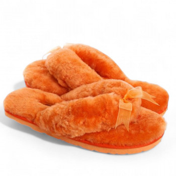 Женские UGG Fluff Flip Flop Orange