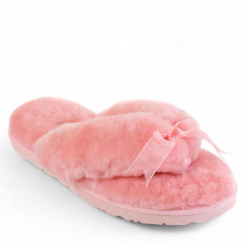Женские UGG Fluff Flip Flop Pink Женские UGG Fluff Flip Flop Pink