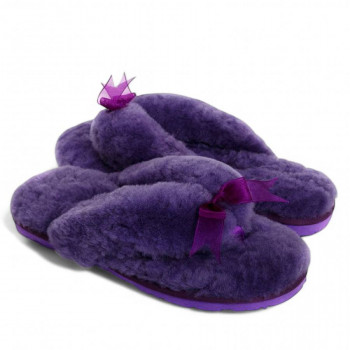 Женские UGG Fluff Flip Flop Purple