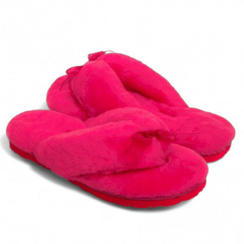 Женские UGG Fluff Flip Flop Rose Red