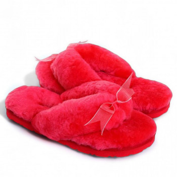 Женские UGG Fluff Flip Flop Watermelonred