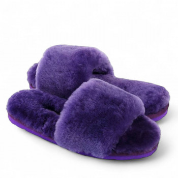 Женские UGG Fluff Slide Slippers Purple