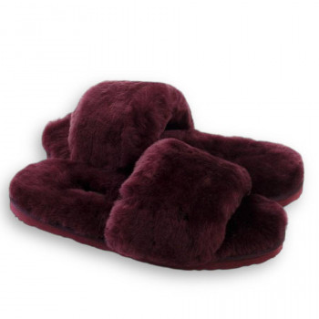 Женские UGG Fluff Slide Slippers Dark Purple