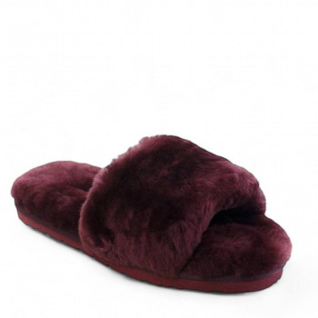 Женские UGG Fluff Slide Slippers Dark Purple Женские UGG Fluff Slide Slippers Dark Purple