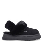 Женские меховые тапочки UGG Slippers Disquette Черные Женские меховые тапочки UGG Slippers Disquette Черные