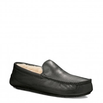 Мужские UGG Ascot Leather Black Мужские UGG Ascot Leather Black