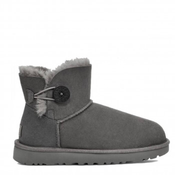 UGG Mini Bailey Button Grey