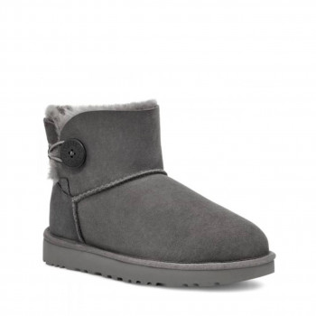 UGG Mini Bailey Button Grey