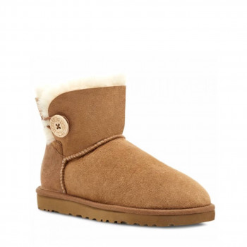 UGG Mini Bailey Button Chestnut
