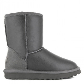 Мужские UGG Classic Short Metallic Grey