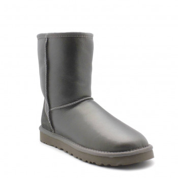 Мужские UGG Classic Short Metallic Grey