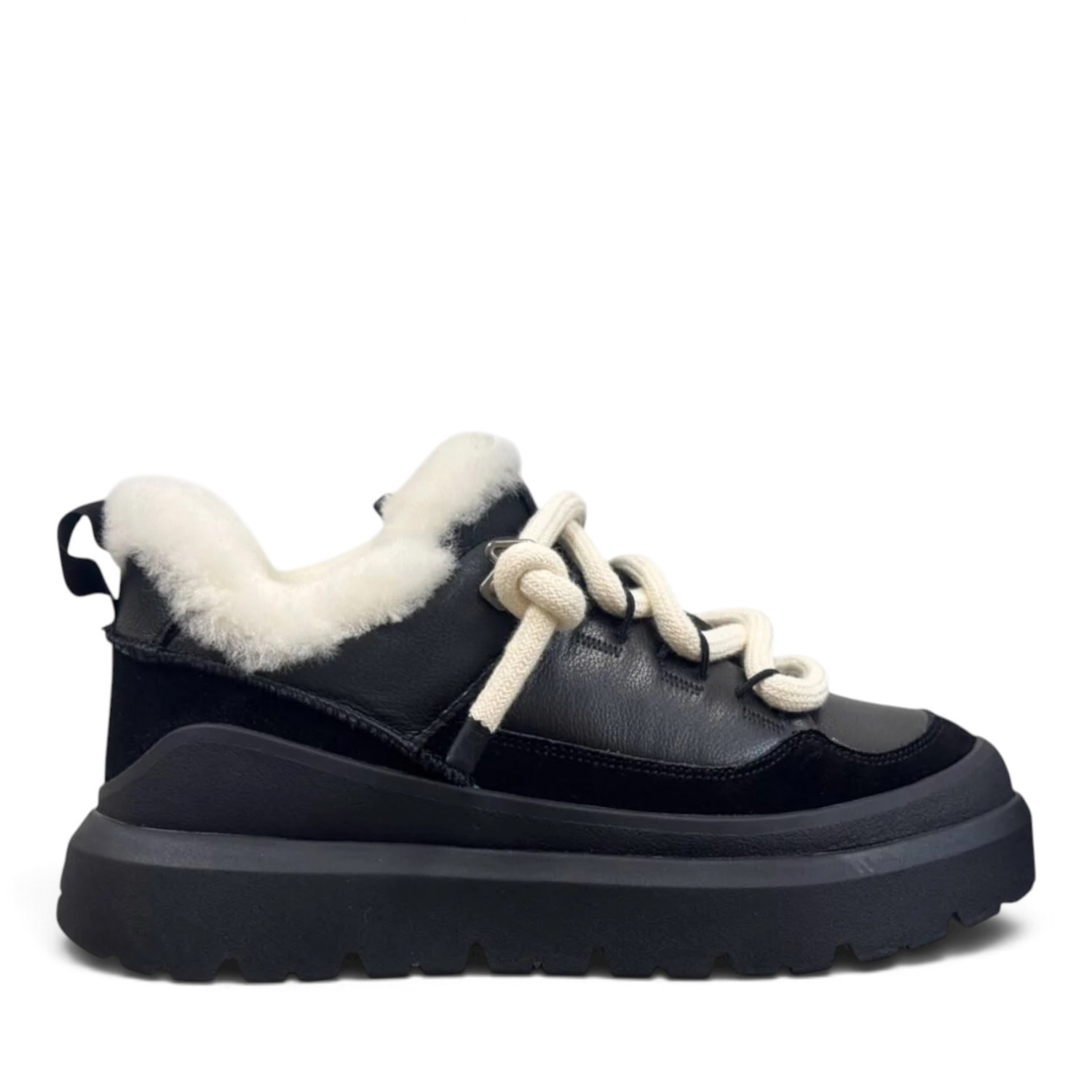UGG Heritage Utility Trainer Leather Black