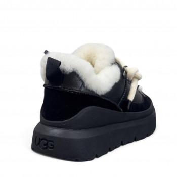 Женские UGG Heritage Utility Trainer Leather Black Женские UGG Heritage Utility Trainer Leather Black