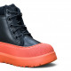 UGG Kids Neumel Hybrid Leather Black / Orange