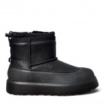 Детские UGG Classic Hybrid Leather Black Детские UGG Classic Hybrid Leather Black