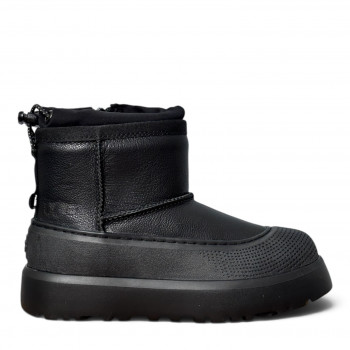 Детские UGG Classic Hybrid Leather Black