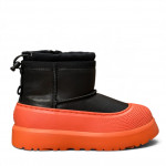 Детские UGG Classic Hybrid Leather Black / Orange Детские UGG Classic Hybrid Leather Black / Orange