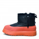 UGG Kids Classic Hybrid Leather Black / Orange