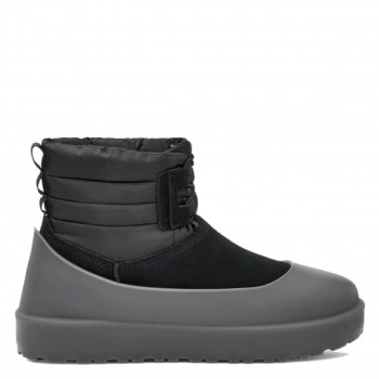 Женские Classic Mini Lace-up Weather Черные