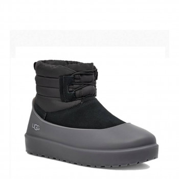 Женские Classic Mini Lace-up Weather Черные