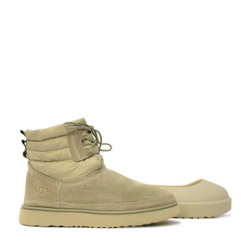 Женские Classic Mini Lace-up Weather Бежевые