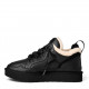 UGG Mens Lowmel Sneaker Leather Leather Black