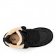 UGG Mens Lowmel Sneaker Leather Leather Black
