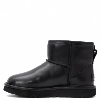 Мужские UGG Classic Mini Leather Black Мужские UGG Classic Mini Leather Black