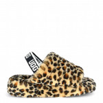 Женские тапочки UGG Fluff Yeah Slide Леопардовые Женские тапочки UGG Fluff Yeah Slide Леопардовые