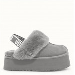Тапочки на платформе Funkette Slipper Серые Тапочки на платформе Funkette Slipper Серые
