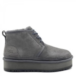 Женские Ботинки UGG Neumel Platform Серые Женские Ботинки UGG Neumel Platform Серые
