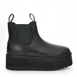 Женские UGG Neumel Platform Chelsea Leather Black Женские UGG Neumel Platform Chelsea Leather Black