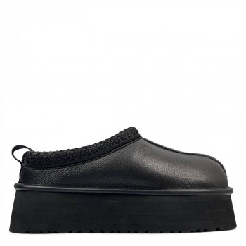 Слиперы UGG Tazz Platform Leather Black