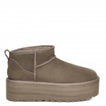 Женские UGG Ultra Mini Platform Серый-Коричневый Женские UGG Ultra Mini Platform Серый-Коричневый