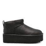 Женские UGG Ultra Mini Platform Кожаные Черные Женские UGG Ultra Mini Platform Кожаные Черные