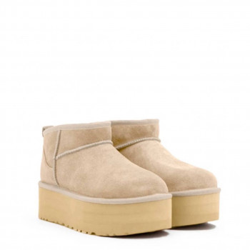Женские UGG Ultra Mini Platform Бежевые Женские UGG Ultra Mini Platform Бежевые